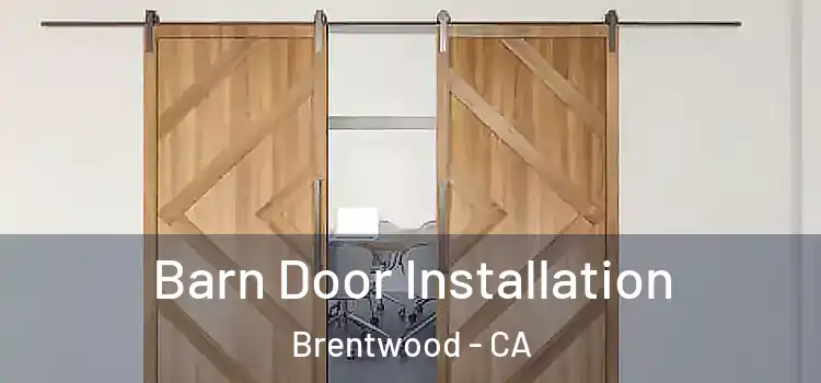 Barn Door Installation Brentwood - CA