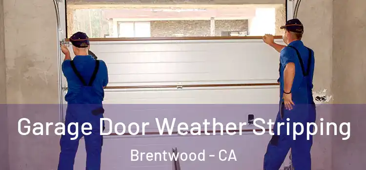  Garage Door Weather Stripping Brentwood - CA
