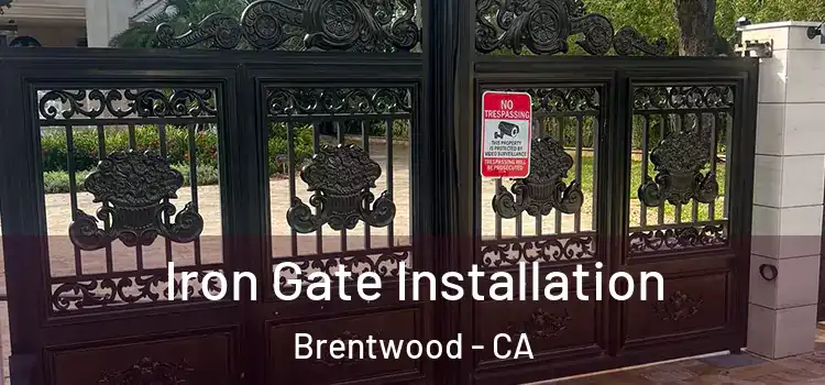  Iron Gate Installation Brentwood - CA